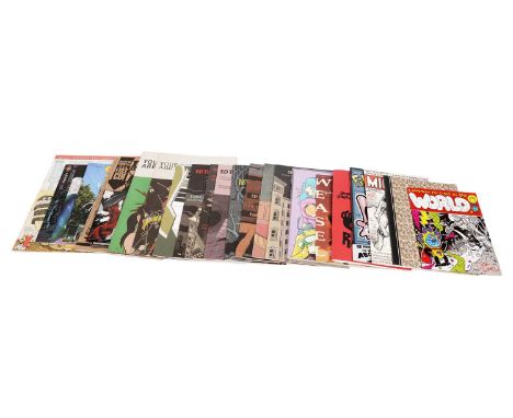 Independent artists’ comics, including: Rock Drill by Chris Webster and Gary Marshall; The Pogo Stick No. 2; Ed the Happy Clo