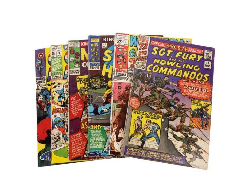 Captain America King-Size special No. 1; Captain America No. 101; Sgt. Fury King-Size Annual No. 1; Western Gunfighters No. 1