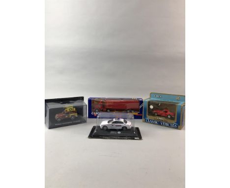 LOT OF BOXED MODEL VEHICLES, including a Corgi Classic Cars Jaguar Mark II, a Corgi Scammel Artic Truck and Corgi 96750 Morri