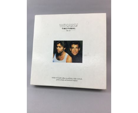 WHAM! THE FINAL BOX SET, in original box, including records, t-shirt, notepad, pencil and certificate