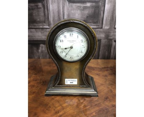 LINDSAY &amp; PAISLEY OF GLASGOW MANTEL CLOCK, 24cm high
