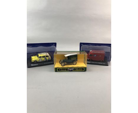 LOT OF BOXED MODEL VEHICLES, including a Corgi Scammel Artic. Truck., a Corgi Ford Transit Van and a Corgi Classics Ford Popu