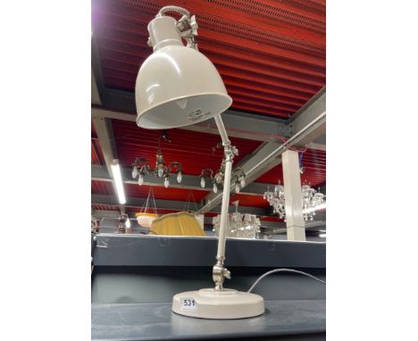 An anglepoise lamp.