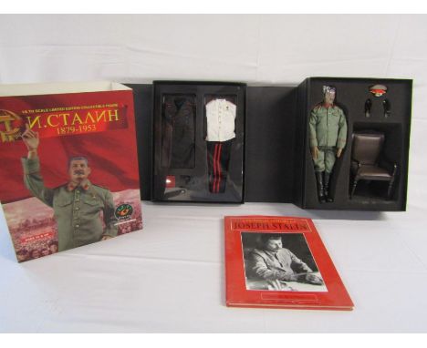 King's Toys 1/6 scale limited edition collectable figure Joseph Stalin 1879-1953 and A Picture History Joseph Stalin book