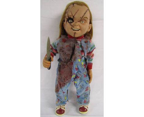 Large standing Chucky 1:1 scale replica doll approx. 72cm tall&nbsp;