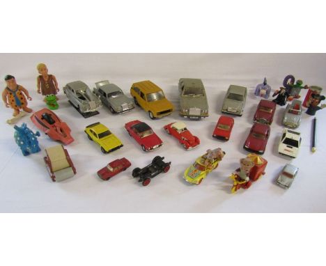 Collection of toy cars, mainly Corgi though there may be others, to include James Bond, Magic Roundabout and a Dinky Pink Pan