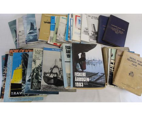 Selection of books on UK regional fishing industries, 2 vols Fisherman's Handy Billy with bookplate dated 1925 (3rd &amp; 5th