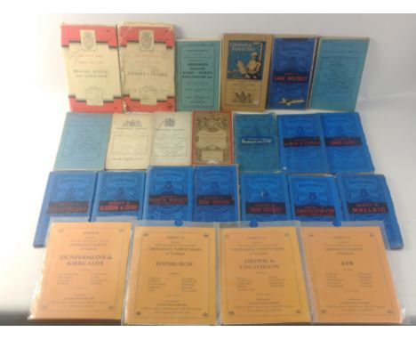 A mixed lot of ORDNANCE SURVEY MAPS to include map printers such as Ordnance Survey Office, Southhampton, Caledonian Books, N