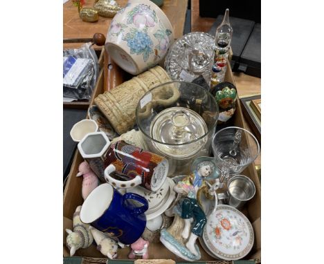SUPER QUALITY!  A FABULOUS mixed box lot to include a GALILEO thermometer (28cm high), a Russian Matryoshka doll, nice qualit