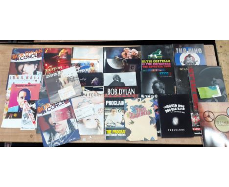 A wonderful collection of concert programmes to include such iconic artists as the BOB DYLAN, THE WHO, HOLLIES, RUSH, NOEL GA