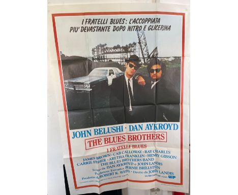 A GIGANTIC over-size poster of THE BLUES BROTHERS, Spanish release by Nuova Rotopress, 140cm x 99cm approxApprox 1 pieces