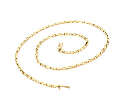 Vintage 14 Karat Yellow Gold Chain. Stamped 14K. Measures 16" L. Approx. weight: 10.1 grams. Domestic Shipping: $28.00 Min Es