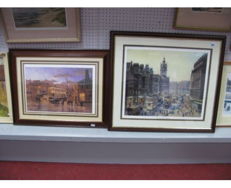 After Peter Owen Jones 'Blue and Gold Morning' Limited Edition Colour Print 267/500, graphite signed lower right margin 40 x 