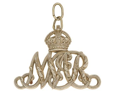 South Africa. Natal Mounted Rifles pre 1915 slouch hat badge.Good die-stamped crowned foliated ‘NMR’ cypher. (Owen 469)Three 