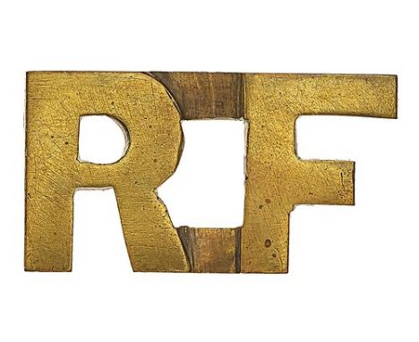 RF scarce Royal Fusiliers (City of London Regiment), 20th Mounted Infantry Boer War slouch hat badgeGood heavy cast brass san