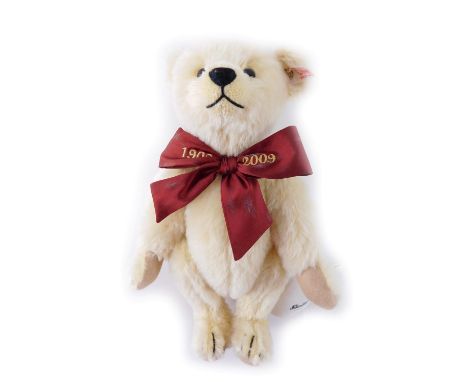 A Steiff bear, made to commemorate 100 years, Margaret's Teddy Bear, number 00440. 