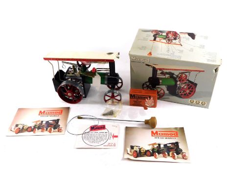 A Mamod steam tractor, boxed. 