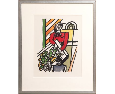 FERNAND LEGER, 'La Rue from the La Ville Suite', original lithograph, 1959 proof copy aside from the edition of 180, 65cm x 5