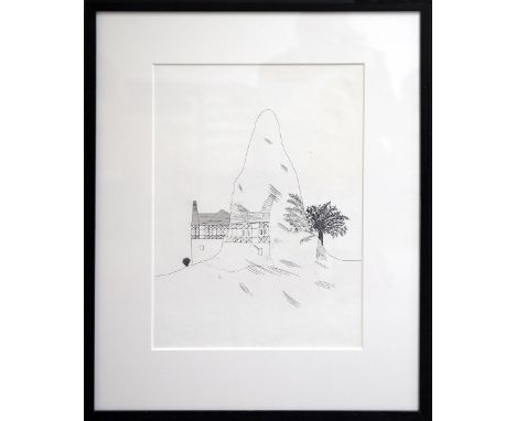 DAVID HOCKNEY, 'The Glass Mountain', aquatint, 1969, edition of 400, 44cm x 32.5cm,  framed and glazed. 