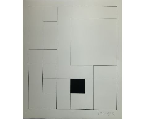 Gottfried HONEGGER (Swiss, 1917-2016)Abstract compositionColoured silkscreen on paper annotated "Archiv" in the lower left an
