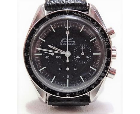 Rare 1960's Omega Speedmaster Professional 'Pre Moon' chronometer, circa 1967, with 321 movement within stainless steel case.