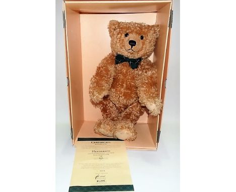 Modern Steiff Henderson bear blond 55 for Teddy Bears of Whitney, mohair teddy bear within original box and with certificate,