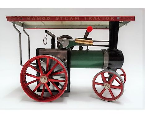 Mamod steam tractor model, width 25.5cm