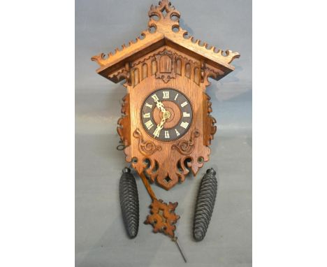 An Austrian Carved Cuckoo Clock 