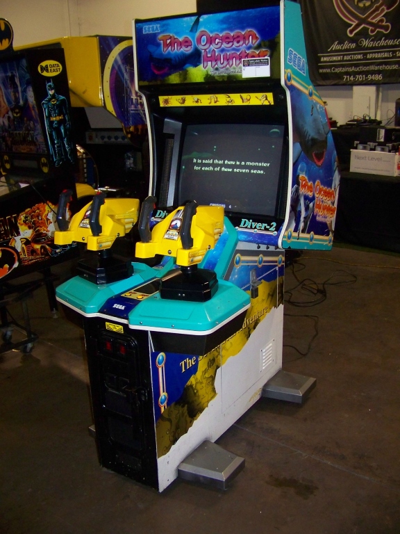 THE OCEAN HUNTER UPRIGHT FIXED GUN ARCADE SEGA Item is in used ...