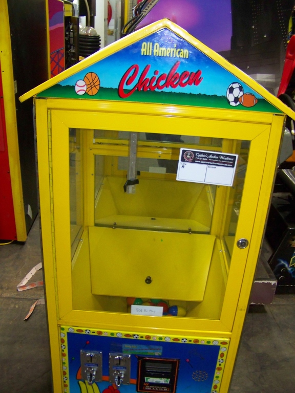 ALL AMERICAN CHICKEN TOY EGG VENDING MACHINE Item is in used condition