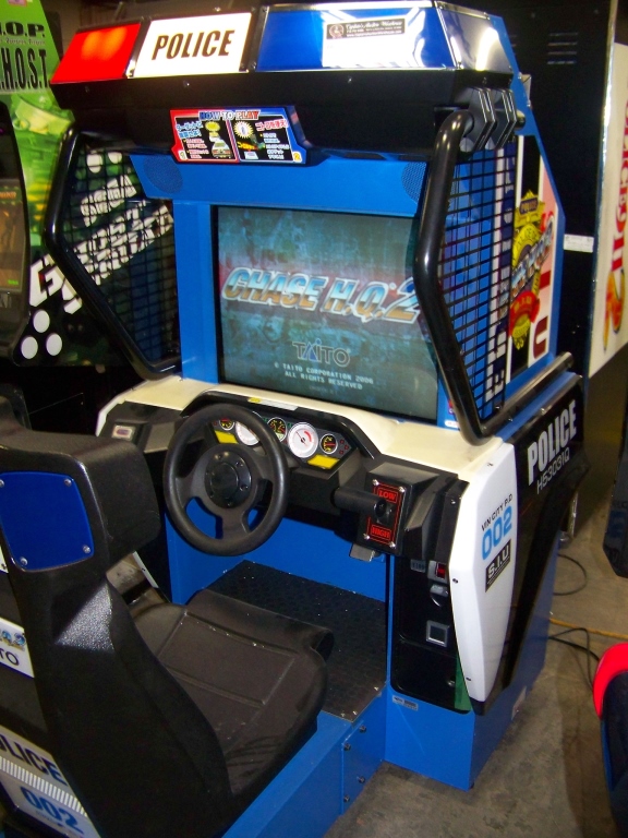 CHASE HQ 2 SITDOWN RACING ARCADE GAME TAITO Item is in used condition ...