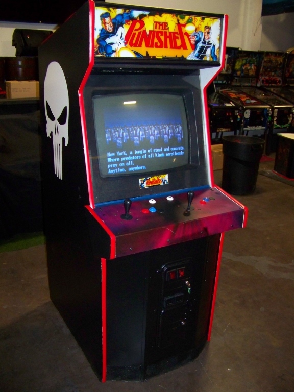 THE PUNISHER UPRIGHT CUSTOM ARCADE GAME Item is in used condition ...