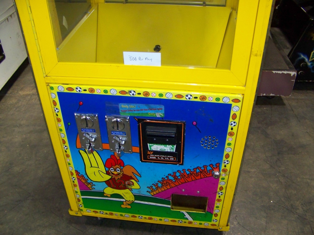ALL AMERICAN CHICKEN TOY EGG VENDING MACHINE Item is in used condition