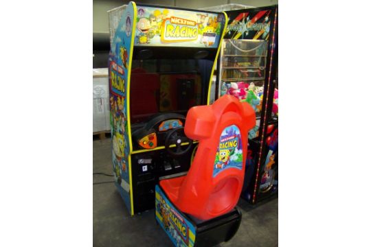 Nicktoons Racing Arcade Game Cabinet Item Is In Used Condition