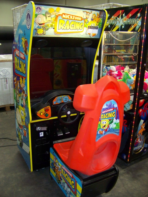 Nicktoons Racing Arcade Game Cabinet Item Is In Used Condition