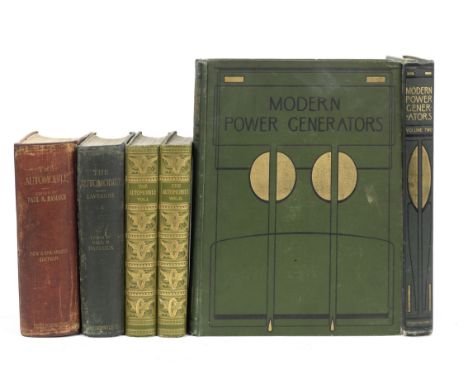 Paul N.Hasluck: The Automobile, several editions; and James Weir French: Modern Power Generators, Volumes I &amp; II;Paul N.H