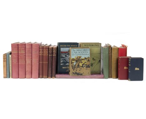 Assorted Veteran Motoring books,including Arthur Browne: Handbook of Carburetion, 1916; G Liekfeld: A Manual of Oil Motors an