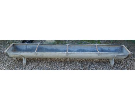 Galvanised trough 