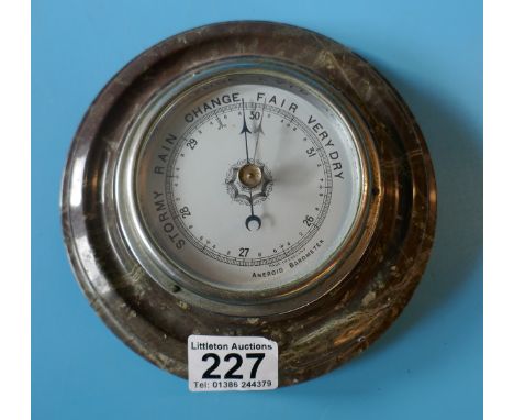Cornish serpentine barometer 