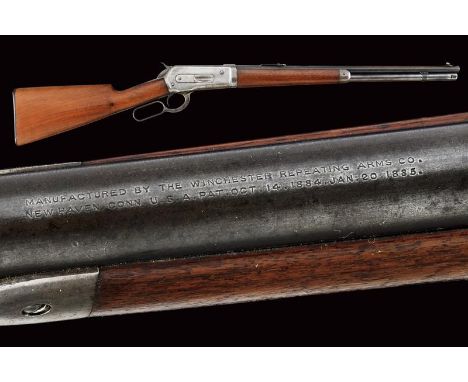 dating: 1886 provenance: USA,&nbsp;Rifled barrel (very light pitting, rifling well defined), provided with front sight, detac