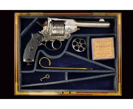 dating: 1883 provenance: Belgium, Octagonal, rifled barrel, with foresight shaped as a half moon, marked at the base with 'G'