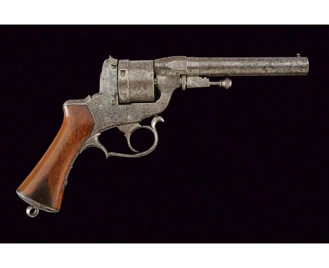 dating: about 1880 provenance: France, Rifled, round, 11 mm cal. barrel with slightly enlarged base and foresight; smooth, si