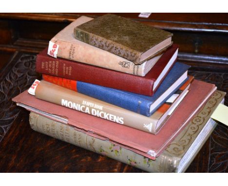 The First Century of English Porcelain by W Moore Binns, 1 volume, together with Famous Watercolour Painters W Russell Flint 