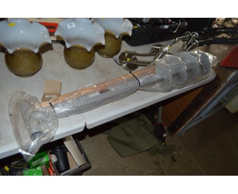A fence post auger