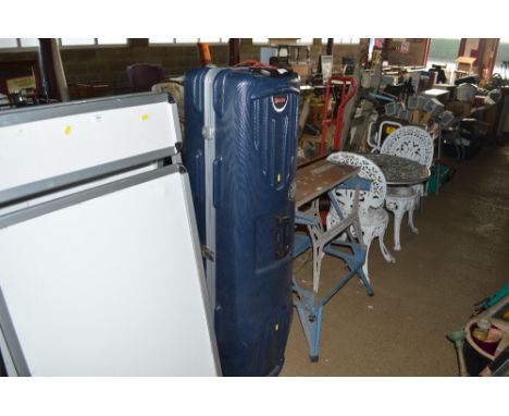 A Datrek hard case travelling trunk