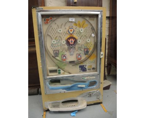 Mid 20th Century Japanese pinball machine by Nishijin, 81 x 52cmThis does not work. There are no wires attached, so no power.