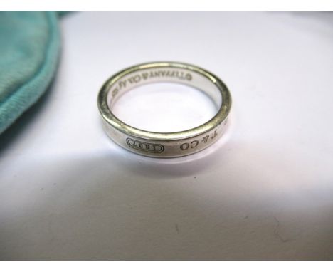 Tiffany & Company silver ring (925 mark)Ring size R