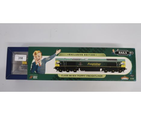 Bachmann Exclusive Edition Class 66 614 Poppy Freight Liner, in original box