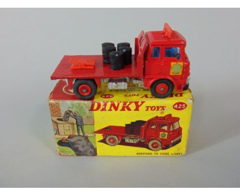  Dinky  Bedford TK Coal Lorry 425 with scales and 5 coal sacks, with original box