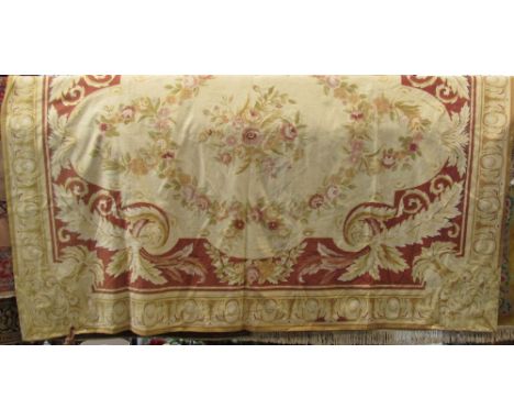 Two large Belgian type tapestry panels, the largest 366 x 274cm (2) 